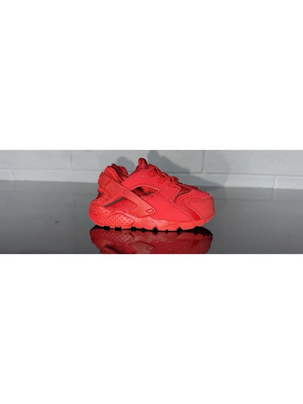 Nike Huarache Run TD Boys Baby Infant Athletic Shoes Size 6C Triple Red